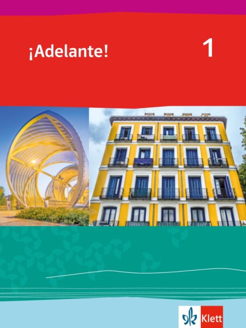 Das Cover zur Buchreihe ¡Adelante! Spätbeginnende Fremdsprache von Ernst Klett Verlag zum Lernen der Vokabeln in der Sprache Spanisch. Der Vokabeltrainer phase6 classic ist die beste App für bessere Noten.