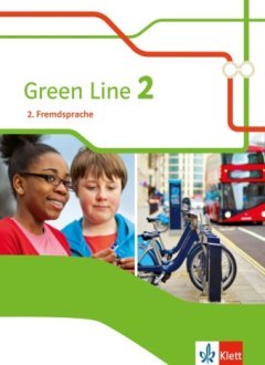 Das Cover zum Schulbuch Green Line E2 - Band 2 (Audio) von Ernst Klett Verlag zum Lernen der Vokabeln in der Sprache Englisch - geeignet für Schule ab Klasse 5 (Gymnasium, Gesamtschule, Realschule+, Gemeinschaftsschule) - passend zu ISBN 978-3-12-813020-0. Der Vokabeltrainer phase6 classic ist die beste App für bessere Noten.