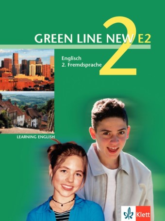 Das Cover zum Schulbuch Green Line NEW E2 2 (Audio) von Ernst Klett Verlag zum Lernen der Vokabeln in der Sprache Englisch - geeignet für Schule ab Klasse 5 (Gymnasium) - passend zu ISBN 978-3-12-547287-7, 978-3-12-581820-0, 978-3-12-581823-1. Der Vokabeltrainer phase6 classic ist die beste App für bessere Noten.