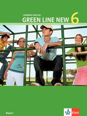 Das Cover zum Schulbuch Green Line NEW Bayern - Band 6 von Ernst Klett Verlag zum Lernen der Vokabeln in der Sprache Englisch - geeignet für Schule ab Klasse 5 (Gymnasium) - passend zu ISBN 978-3-12-547260-0, 978-3-12-547263-1. Der Vokabeltrainer phase6 classic ist die beste App für bessere Noten.