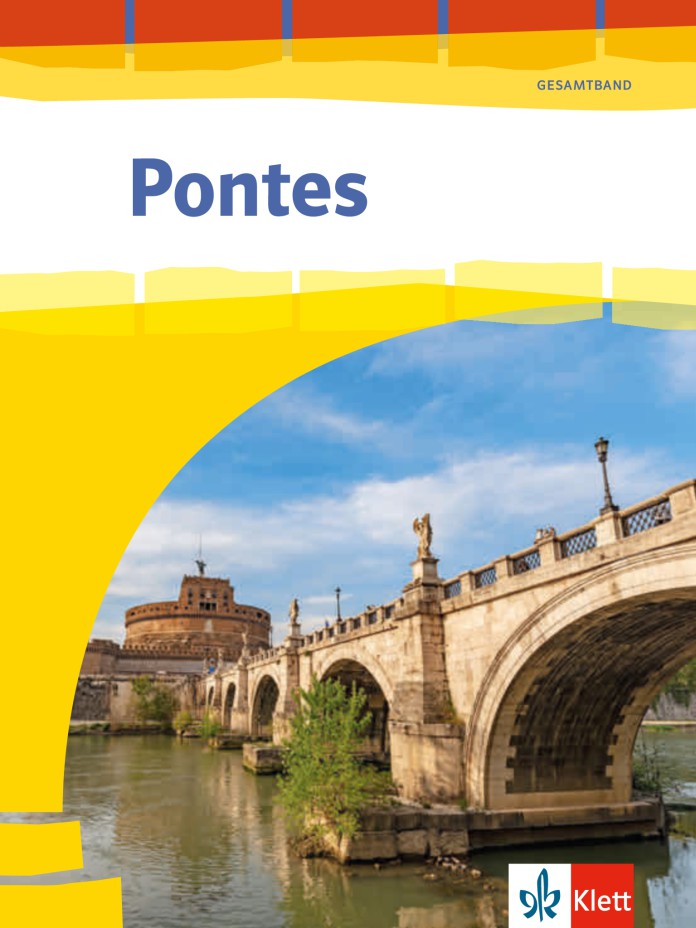 Das Cover zur Buchreihe Pontes Gesamtband (Ausgabe 2020) von Ernst Klett Verlag zum Lernen der Vokabeln in der Sprache Latein. Der Vokabeltrainer phase6 classic ist die beste App für bessere Noten.