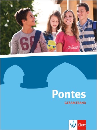 Das Cover zur Buchreihe Pontes Gesamtband von Ernst Klett Verlag zum Lernen der Vokabeln in der Sprache Latein. Der Vokabeltrainer phase6 classic ist die beste App für bessere Noten.