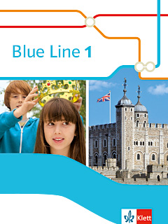 Das Cover zur Buchreihe Blue Line 2014 von Ernst Klett Verlag zum Lernen der Vokabeln in der Sprache Englisch. Der Vokabeltrainer phase6 classic ist die beste App für bessere Noten.