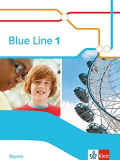 Das Cover zur Buchreihe Blue Line Bayern von Ernst Klett Verlag zum Lernen der Vokabeln in der Sprache Englisch. Der Vokabeltrainer phase6 classic ist die beste App für bessere Noten.