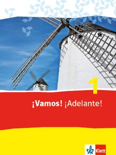 Das Cover zur Buchreihe ¡Vamos! ¡Adelante! von Ernst Klett Verlag zum Lernen der Vokabeln in der Sprache Spanisch. Der Vokabeltrainer phase6 classic ist die beste App für bessere Noten.