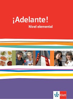 Das Cover zur Buchreihe ¡Adelante! von Ernst Klett Verlag zum Lernen der Vokabeln in der Sprache Spanisch. Der Vokabeltrainer phase6 classic ist die beste App für bessere Noten.