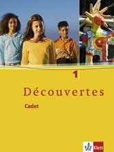 Das Cover zur Buchreihe Découvertes Cadet von Ernst Klett Verlag zum Lernen der Vokabeln in der Sprache Französisch. Der Vokabeltrainer phase6 classic ist die beste App für bessere Noten.