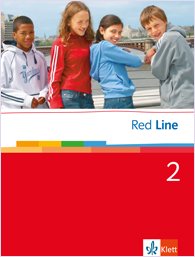 Das Cover zum Schulbuch Red Line Band 2 (Audio) von Ernst Klett Verlag zum Lernen der Vokabeln in der Sprache Englisch - geeignet für Schule ab Klasse 5 (Realschule, Integrierte Gesamtschule, Gemeinschaftsschule, Oberschule) - passend zu ISBN 978-3-12-547287-7, 978-3-12-581120-1, 978-3-12-581123-2, 978-3-12-581220-8. Der Vokabeltrainer phase6 classic ist die beste App für bessere Noten.