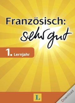 Das Cover zur Buchreihe Langenscheidt: sehr gut - Französisch von Langenscheidt zum Lernen der Vokabeln in der Sprache Französisch. Der Vokabeltrainer phase6 classic ist die beste App für bessere Noten.