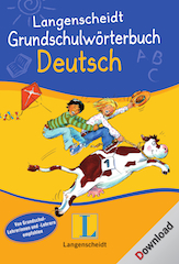 Das Cover zur Buchreihe Grundschulwörterbuch Deutsch von Langenscheidt zum Lernen der Vokabeln in der Sprache Deutsch. Der Vokabeltrainer phase6 classic ist die beste App für bessere Noten.