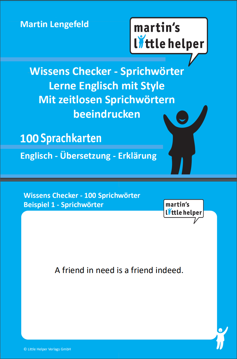 little-helper Wissens-Checker Englisch - Sprichwörter