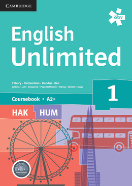 Das Cover zur Buchreihe English Unlimited HAK/HUM von öbv zum Lernen der Vokabeln in der Sprache Englisch. Der Vokabeltrainer phase6 classic ist die beste App für bessere Noten.