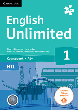 Das Cover zur Buchreihe English Unlimited HTL von öbv zum Lernen der Vokabeln in der Sprache Englisch. Der Vokabeltrainer phase6 classic ist die beste App für bessere Noten.