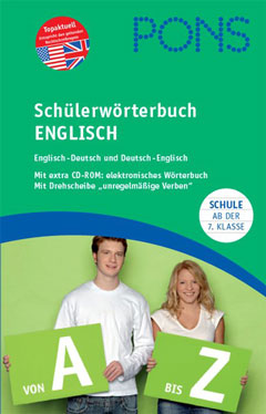 Das Cover zur Buchreihe Schülerwörterbuch von PONS zum Lernen der Vokabeln in der Sprache Englisch. Der Vokabeltrainer phase6 classic ist die beste App für bessere Noten.