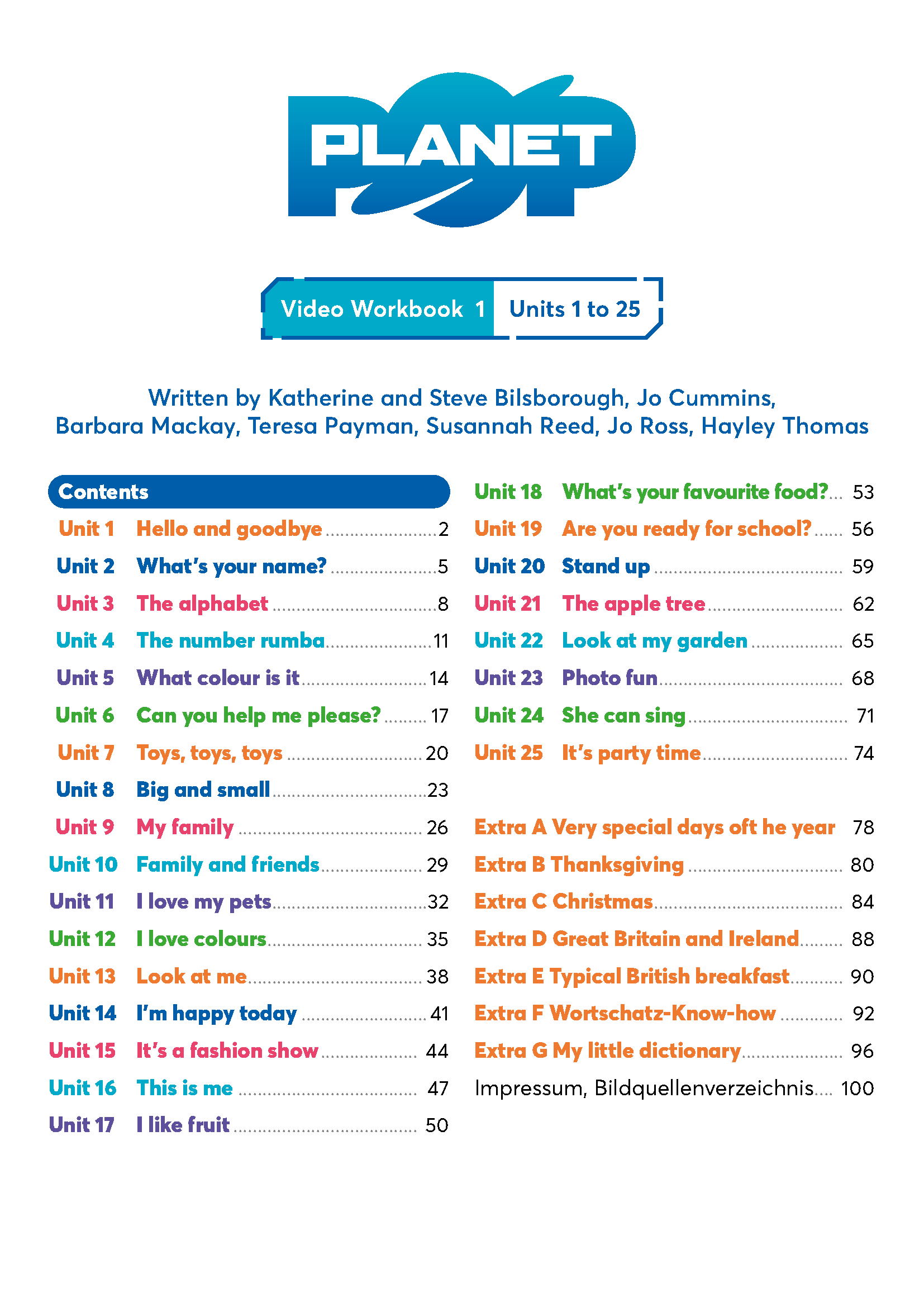 Planet Pop - Workbook 1